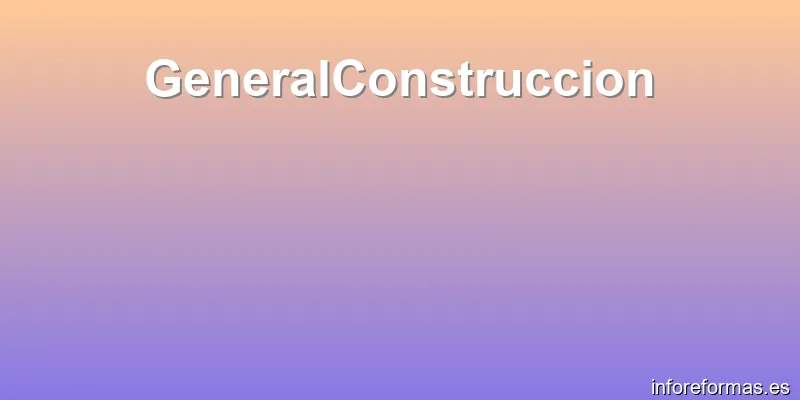 GeneralConstruccion
