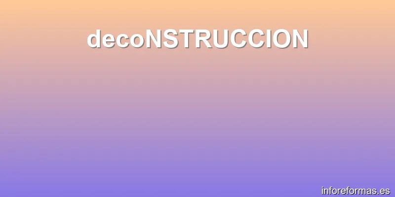 decoNSTRUCCION