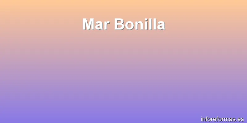 Mar Bonilla