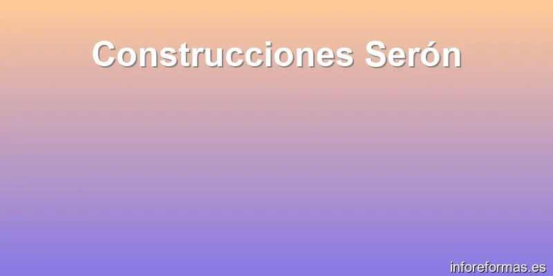 Construcciones Serón