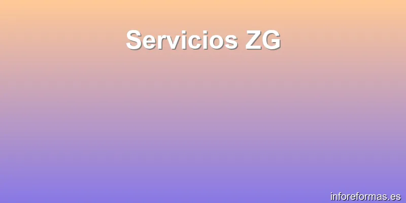 Servicios ZG
