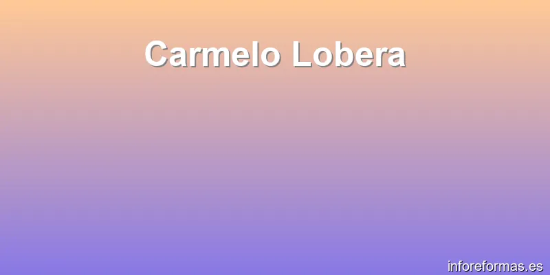 Carmelo Lobera