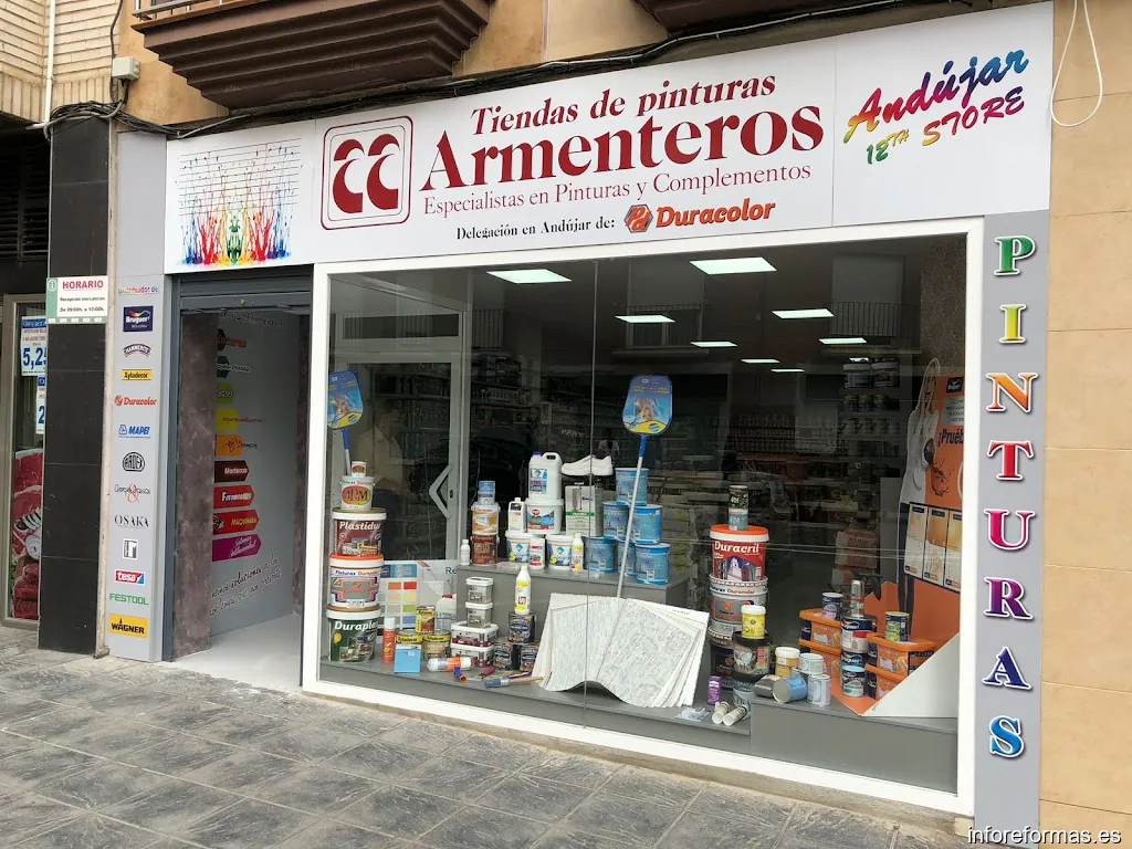 Tiendas de pinturas Armenteros Andújar