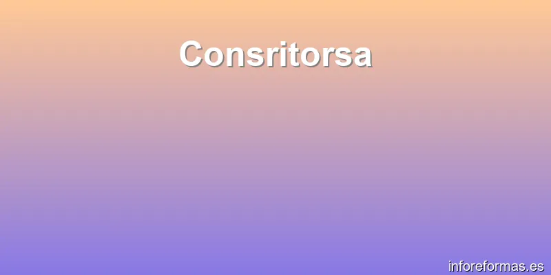 Consritorsa