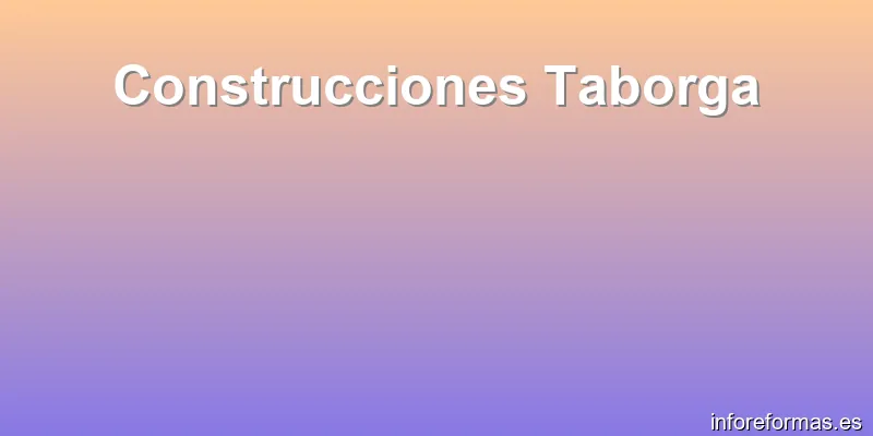 Construcciones Taborga