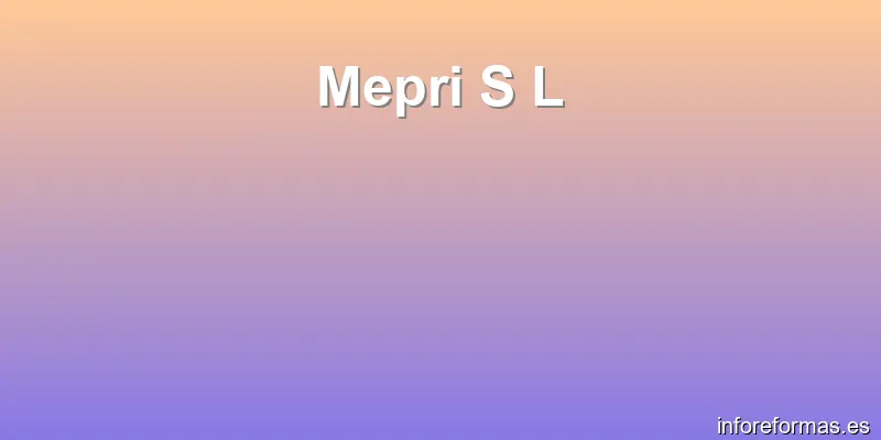 Mepri S L