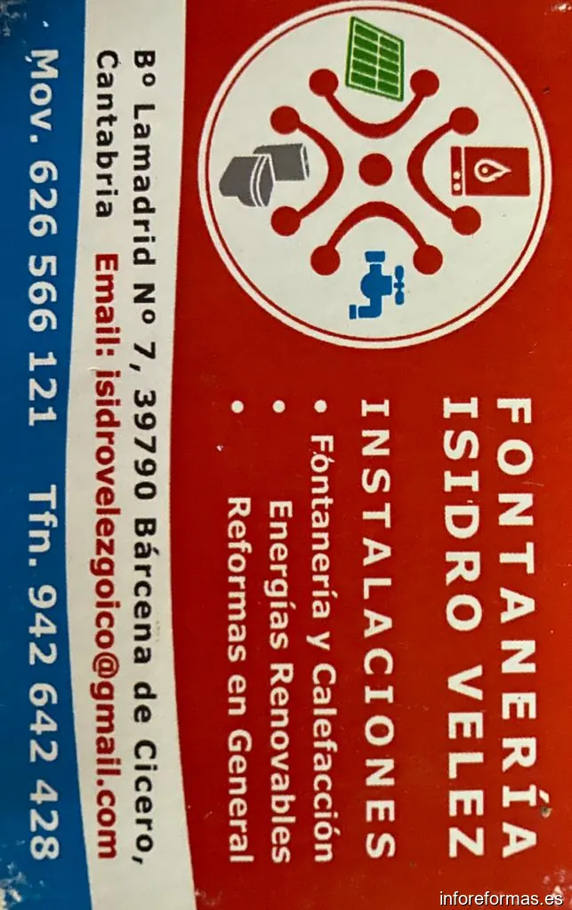 Fontaneria Isidro Velez