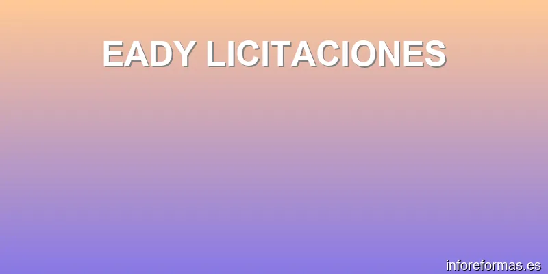 EADY LICITACIONES