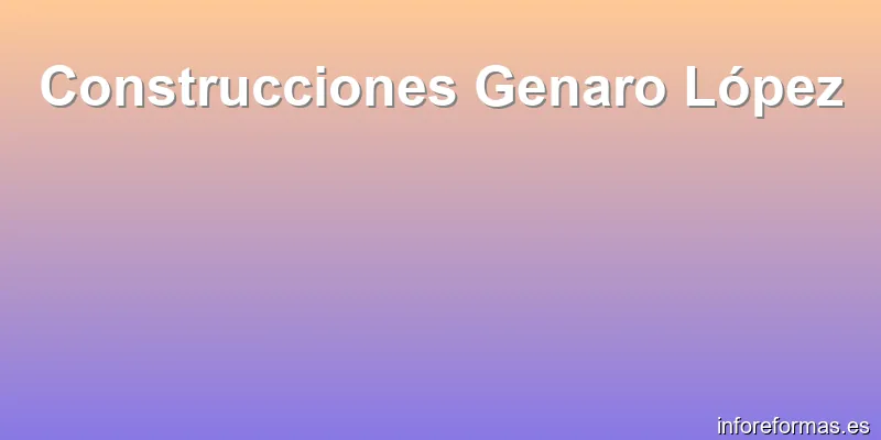 Construcciones Genaro López