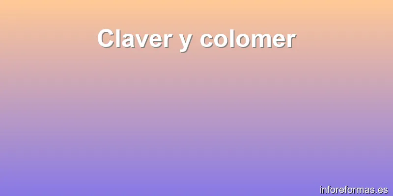 Claver y colomer