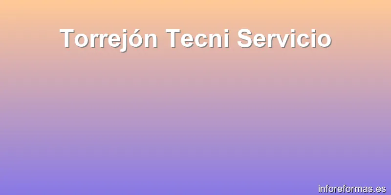 Torrejón Tecni Servicio