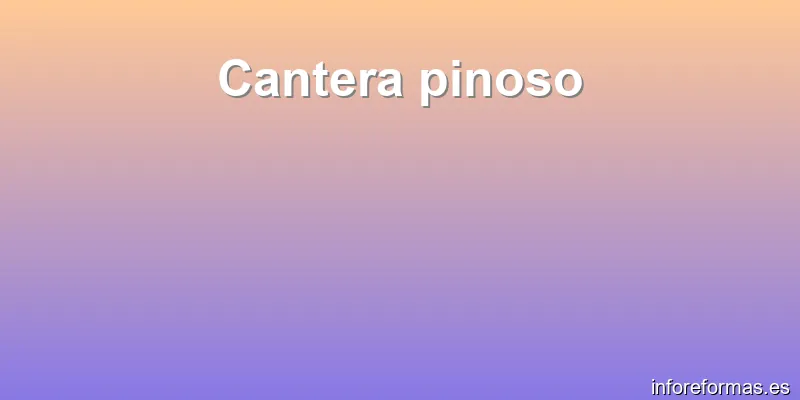 Cantera pinoso