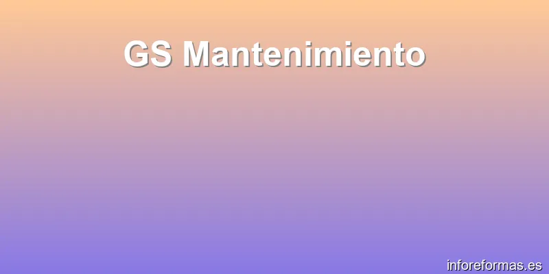 GS Mantenimiento