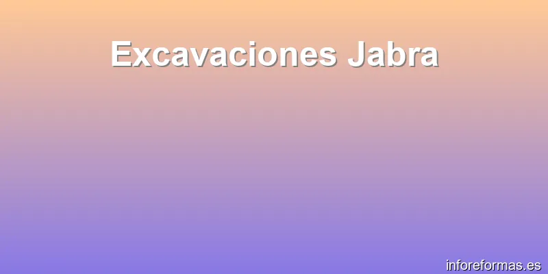 Excavaciones Jabra