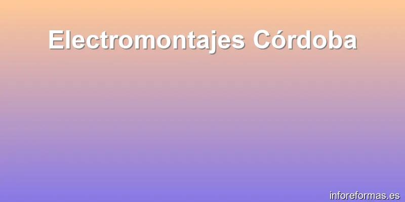 Electromontajes Córdoba