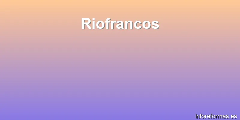 Riofrancos