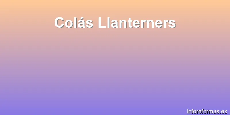 Colás Llanterners