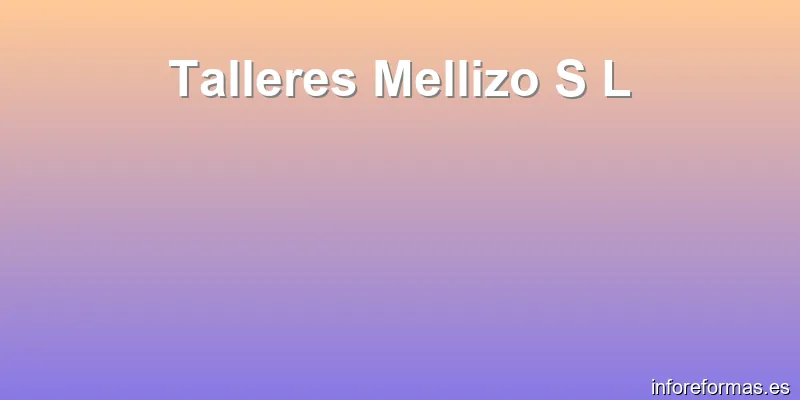 Talleres Mellizo S L