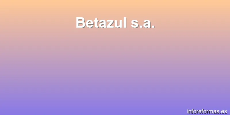 Betazul s.a.