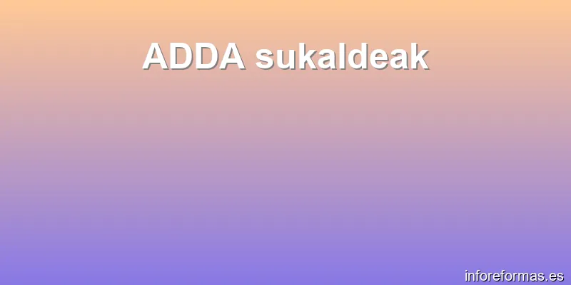 ADDA sukaldeak