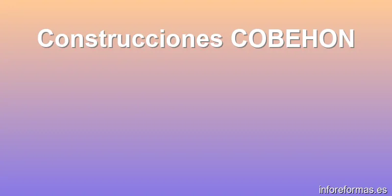 Construcciones COBEHON