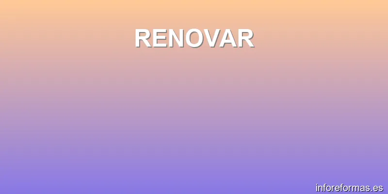 RENOVAR