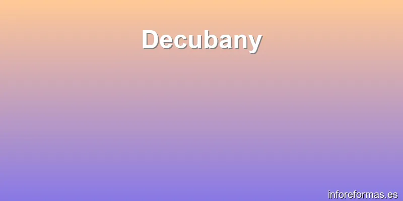 Decubany