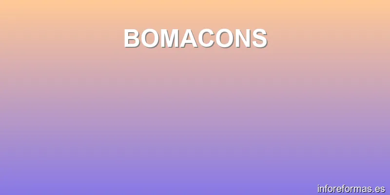 BOMACONS