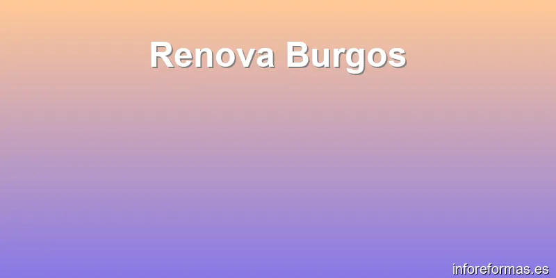 Renova Burgos
