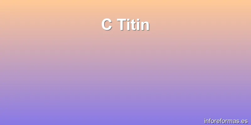 C Titin