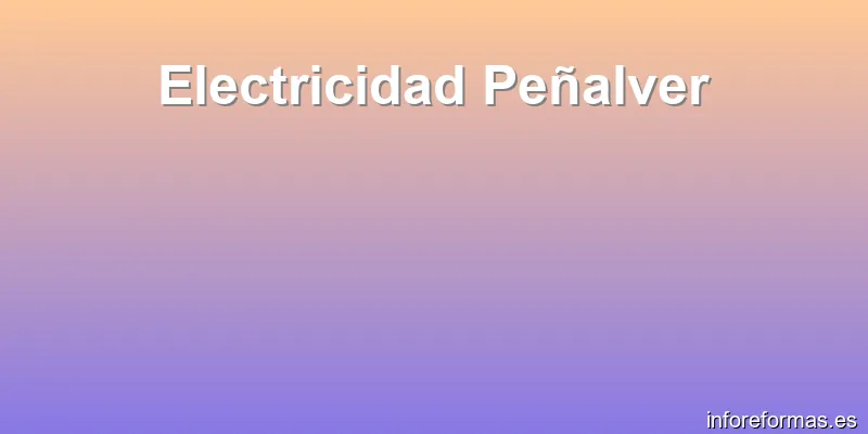 Electricidad Peñalver