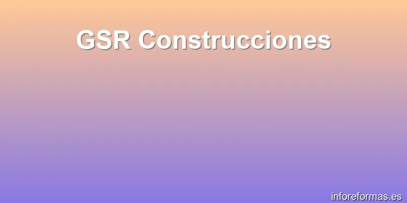 GSR Construcciones