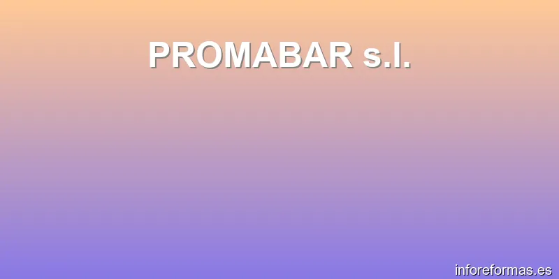 PROMABAR s.l.