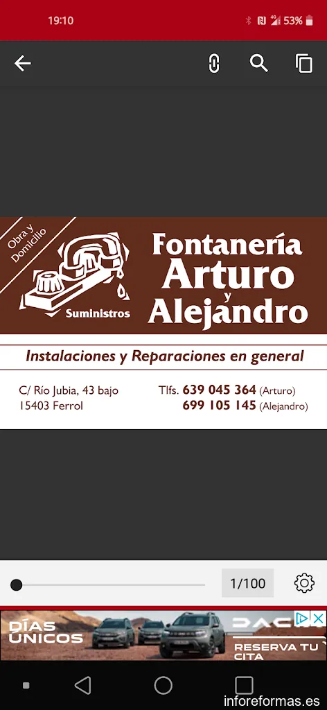 Fontaneria Arturo y Alejandro Ferrol