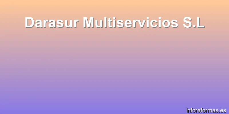 Darasur Multiservicios S.L