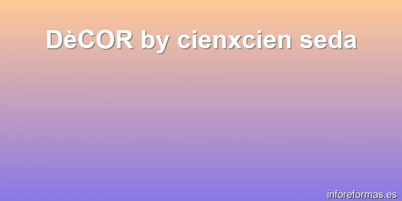 DèCOR by cienxcien seda