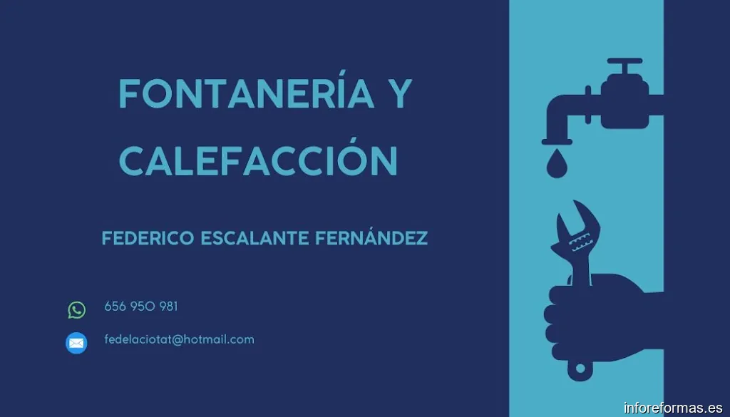 FONTANERÍA Y CALEFACCIÓN FEDERICO ESCALANTE FERNÁNDEZ