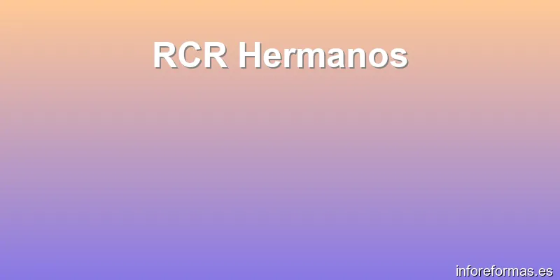 RCR Hermanos