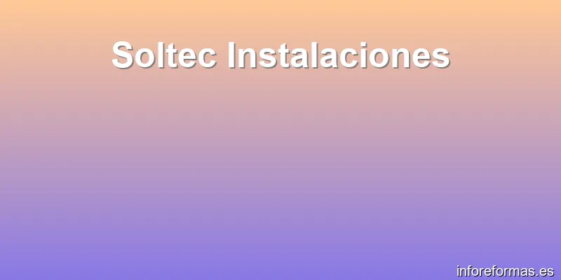 Soltec Instalaciones