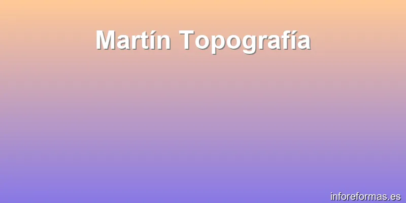 Martín Topografía