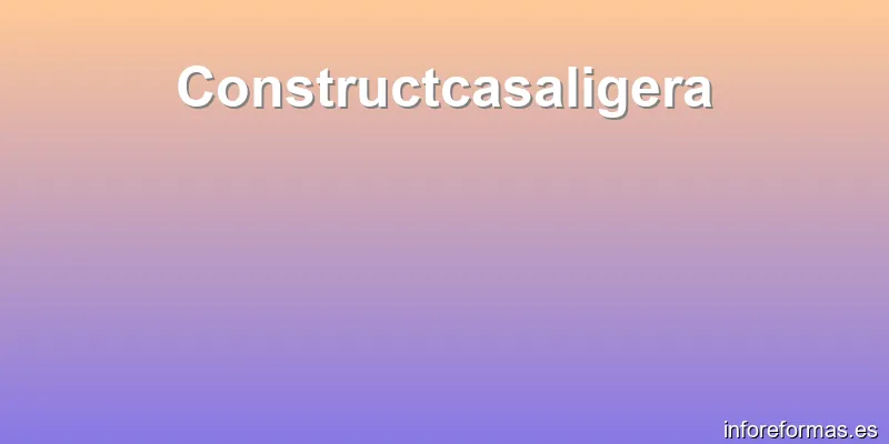 Constructcasaligera