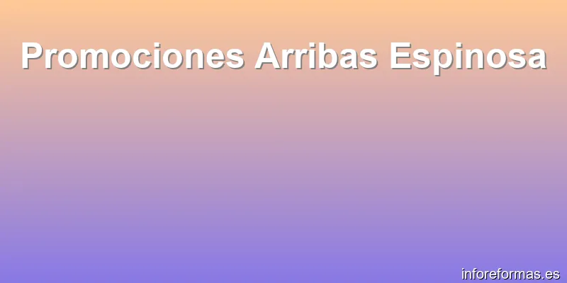 Promociones Arribas Espinosa