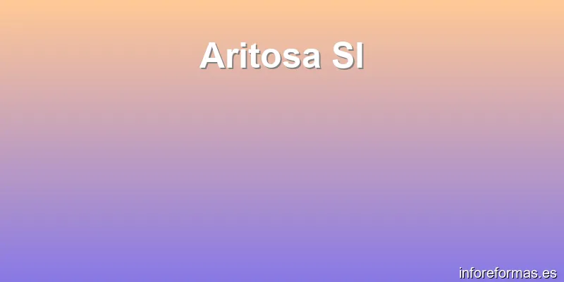 Aritosa Sl