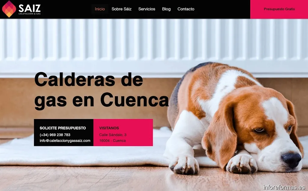 SAIZ Calefacción y Gas en Cuenca.