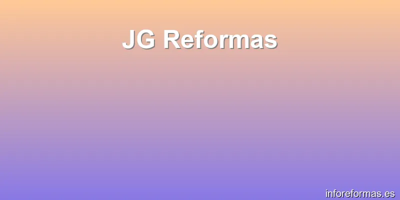 JG Reformas