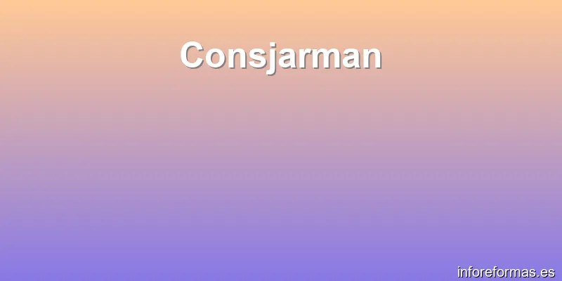 Consjarman