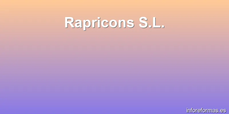 Rapricons S.L.