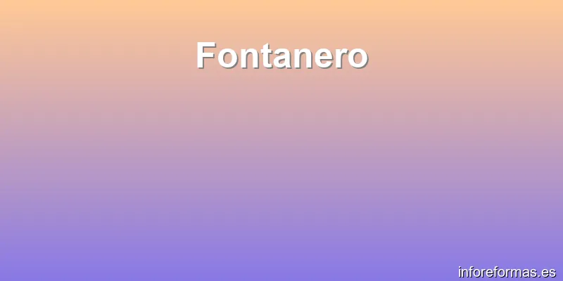 Fontanero