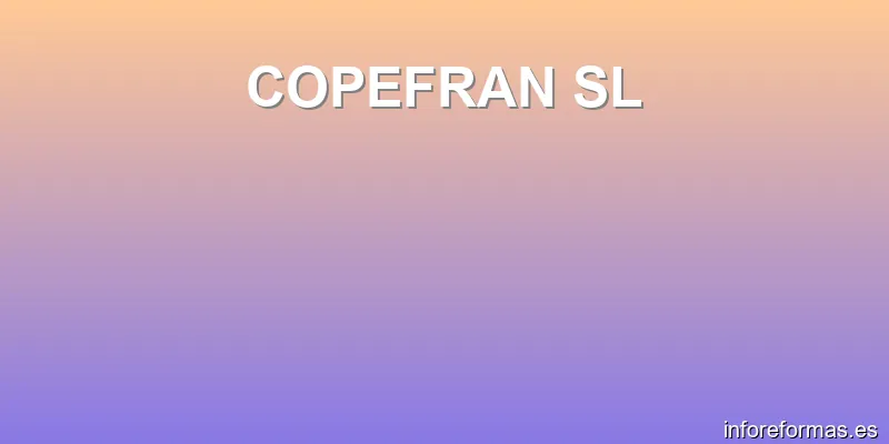 COPEFRAN SL