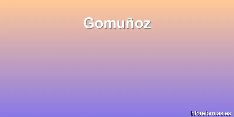 Gomuñoz